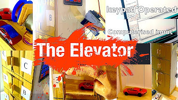 The Elevator Project, Arduino lift project coded with keys and speaker !