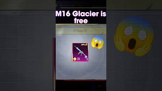 M16 Glacier is Free 😱 glacier is only 1 crate  I go #m16glacier #m416glacier #pubg #pubgm #bgmi