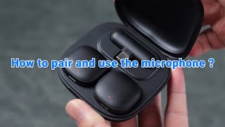 How To Pair And Use The Microphonev36?
