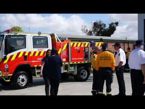 Wyee Rural Fire Service Brigade station officially open - YouTube