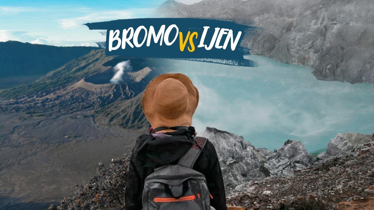Mt. Bromo VS Ijen Crater INDONESIA - Globe in the Hat