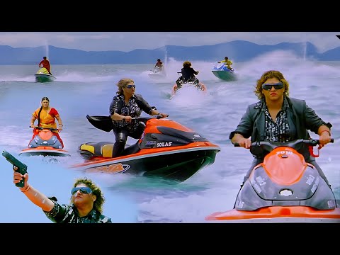 Lady fight scene in the ocean | Veera | English Dubbed Movie Scene | Action Movie Scene |#shortvideo