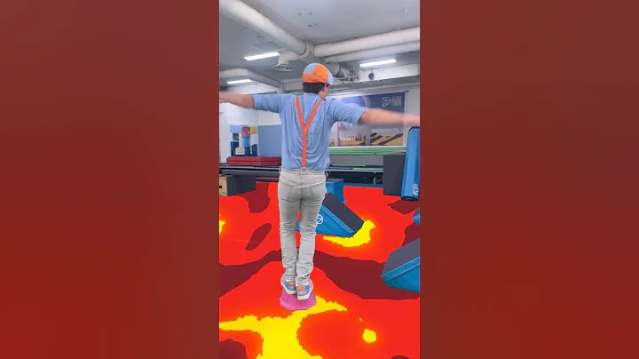 Blippi's BEST Floor is Lava Trick Shots and Jumps! #blippi #shorts