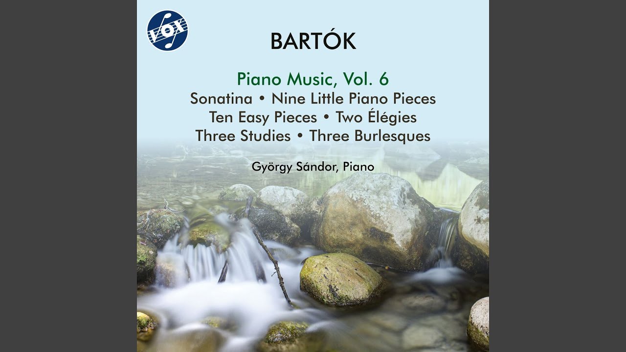 3 Studies, Op. 18, Sz. 72