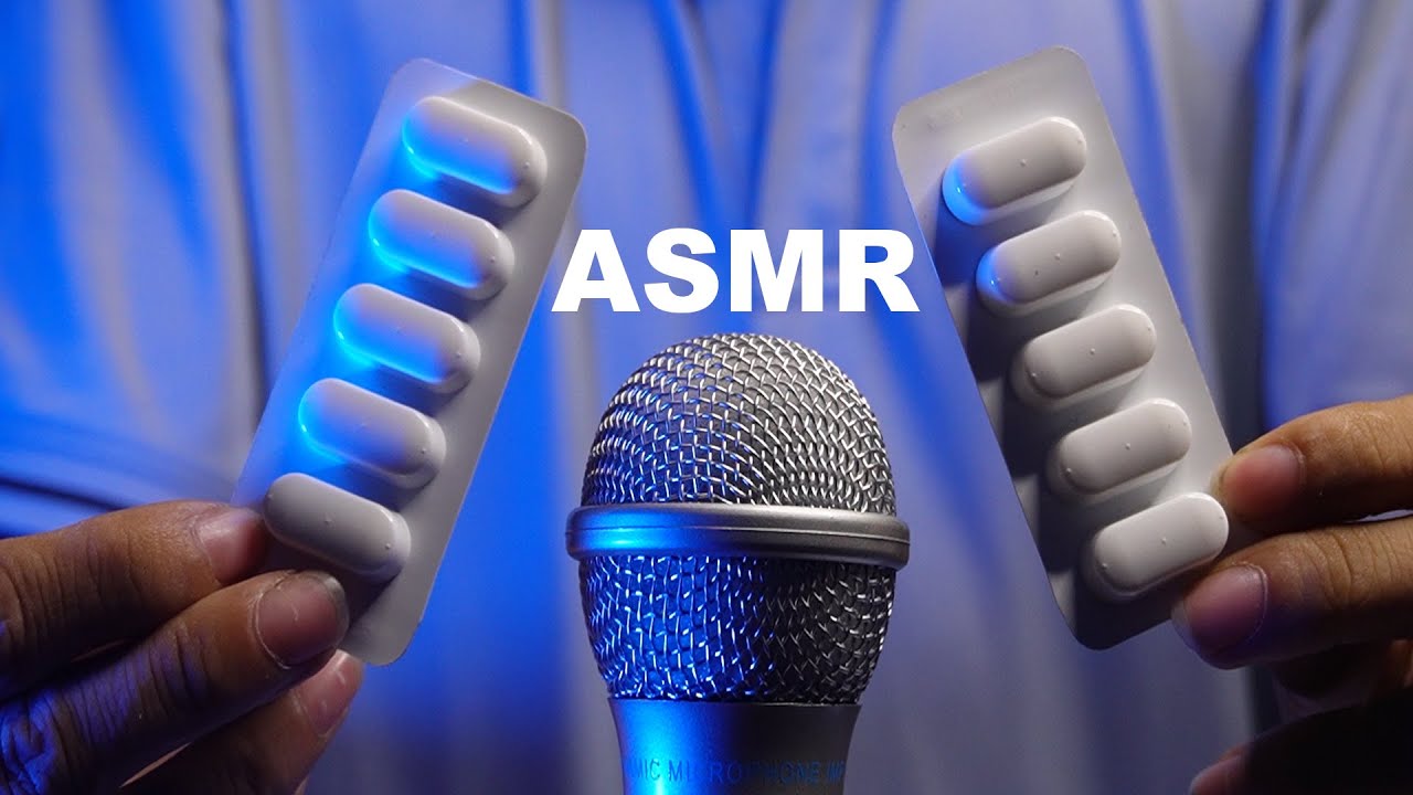 ASMR Blister Packs, 99.99% of you will sleep, I will help you sleep in 15 minutes I Max ASMR