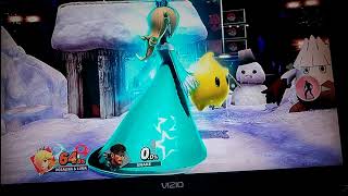 Super Smash Bros. Ultimate Snake Down Throws on Rosalina (Final Smash Status) many times