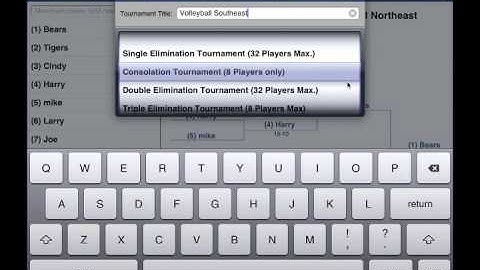 Bracket Maker for the iPad v10.0