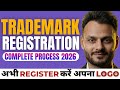 Trademark & Logo Registration Process in India 2026 | Step-by-Step Guide | IP India Portal