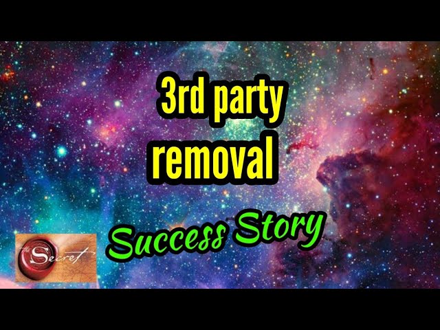 How to get rid of a 3rd party| Success Story class=
