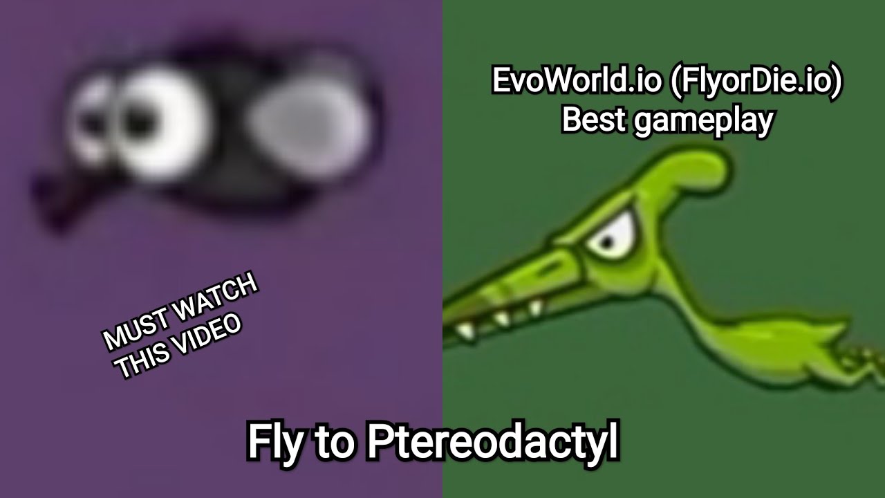 EvoWorld.io (FlyorDie.io) (Fly to Ptereodactyl) Gameplay [Samvit Gaming
