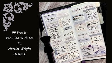 PP Weeks: Pre-Plan With Me |Ft. Harriet Wright Designs - Ocean Breeze |Tiffsplanit