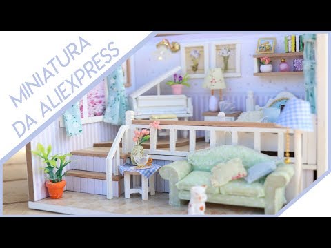 Miniatura da montare su Aliexpress! Casa delle bambole in miniatura