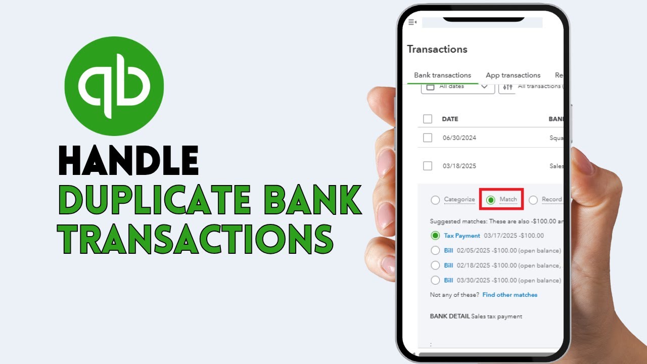 HOW TO FIX DUPLICATE BANK TRANSACTIONS IN QUICKBOOKS (2025 UPDATE ...
