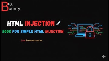 Bug Bounty: 500$ Html Injection on Live Bug Bounty Program | #hackerone #fusionSecurity