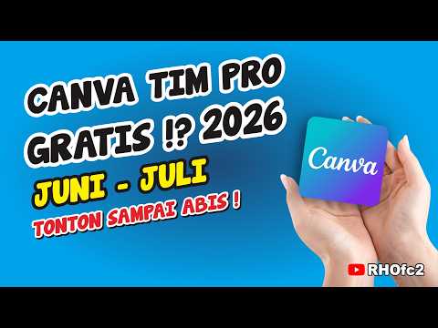 CANVA PRO GRATIS ??!! BULAN JUNI - JULI 2026 + tutorialnya -  RHOfc2