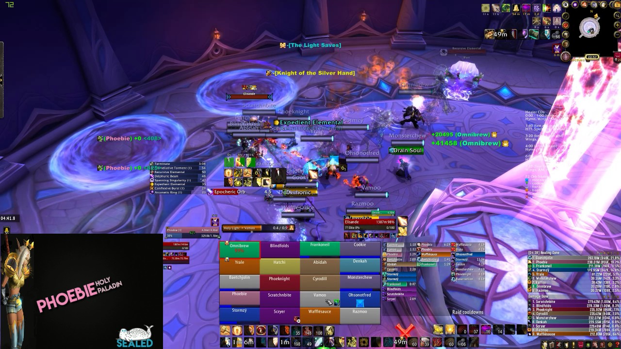 Sealed (Barthilas) - Mythic Nighthold | Elisande - Holy Paladin POV