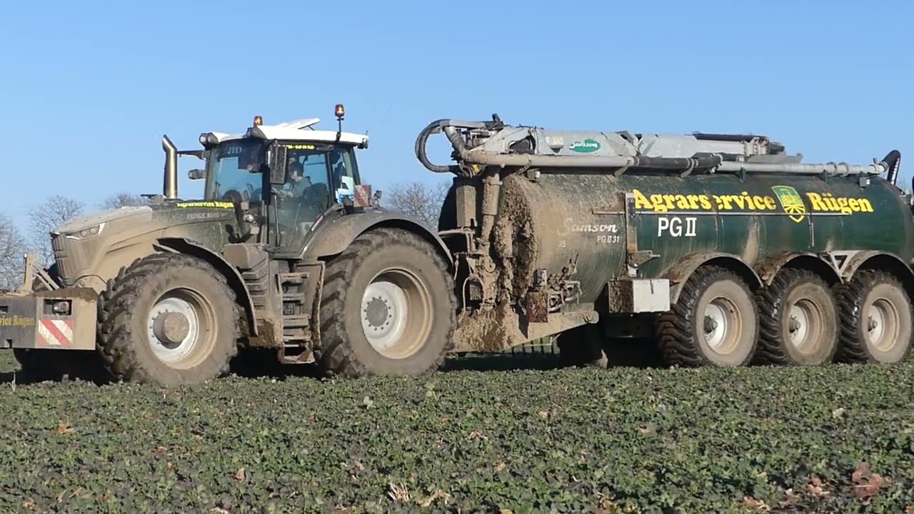 Agrarservice Rügen / Fendt 1046 und Samson PG,  Gülle 2022 / slurry 2022