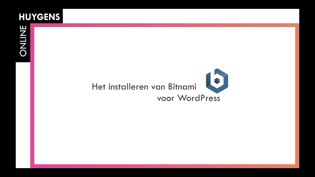 WordPress - Bitnami installeren - YouTube