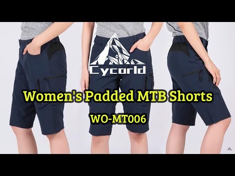 Cycorld Womens-Mountain-Bike-MTB-Shorts