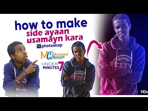 sidee ayaad usamayn kartaa? Photoshop Tutorial Teil (1)