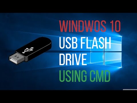 How to make A bootable usb drive windows 10 using CMD - YouTube