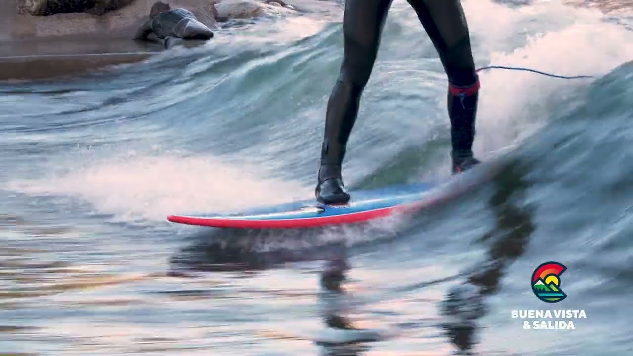 Winter on the River in Salida, Colorado