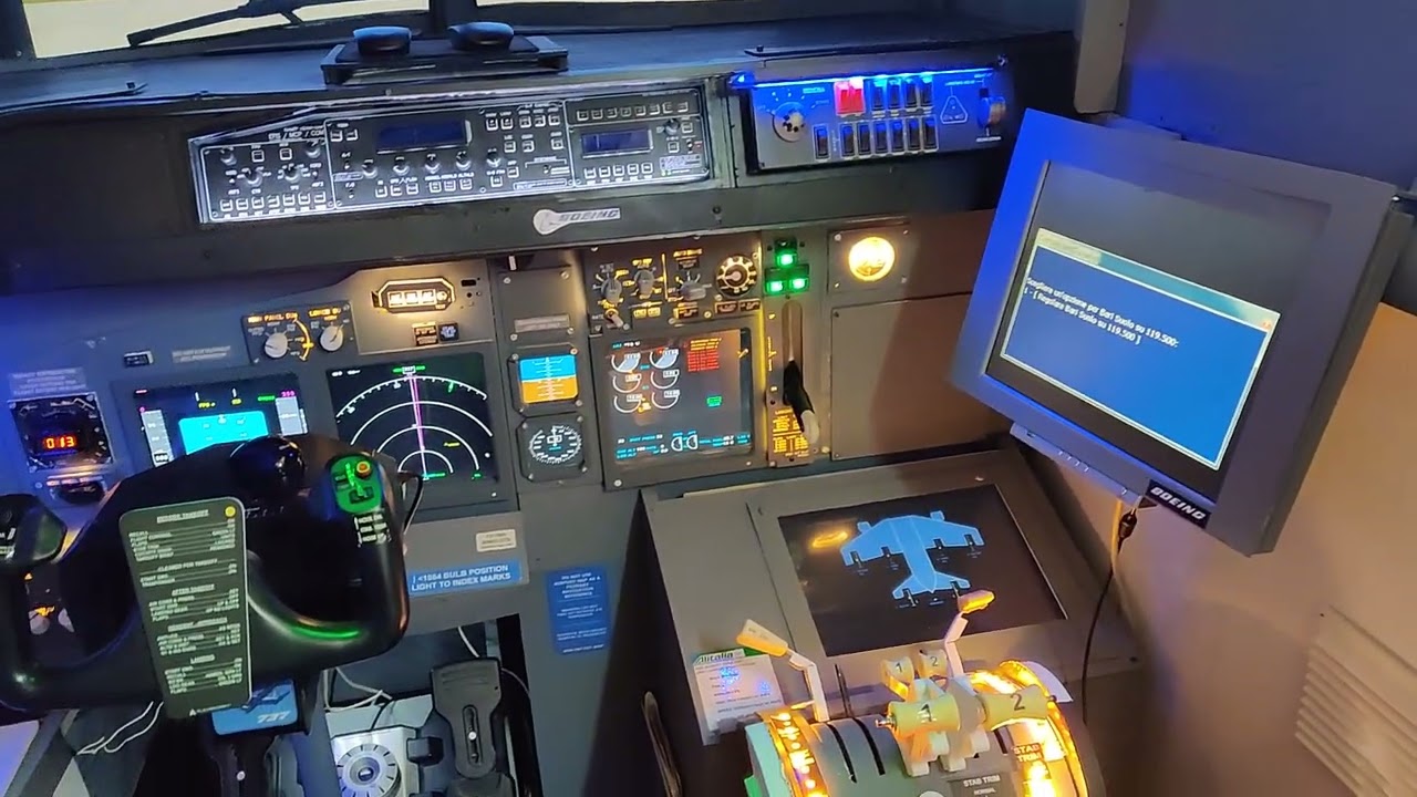 Instructor station by Luis Gordo installed