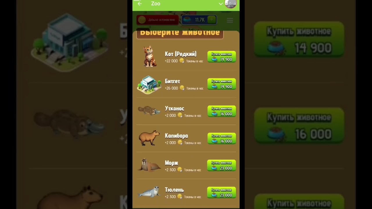 Zoo Token: Орлан против Ястреба! Твой выбор решает всё! 