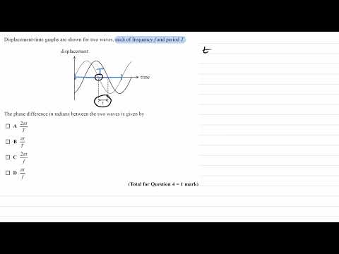 Waves (Path & Phase Difference) Exam Questions - A Level Physics AQA, Edexcel, OCR A (level 2)