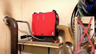 Chinese garage webasto 12V 8KW Test Unboxing Cheap garage heating.