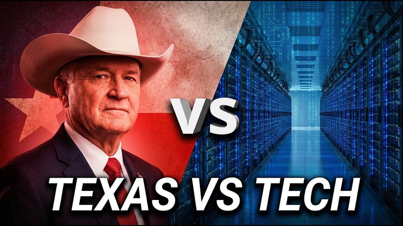 Texas Ag Commissioner Declares WAR on Big Tech: Data Centers Devouring Farmland, Stealing Water