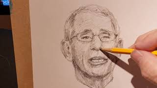 Dr. Fauci Sketch - Jon McNaughton