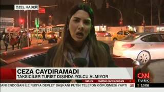 AVM ÖNÜNDE TAKSİCİ KURNAZLIĞI - ÖZEL HABER