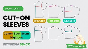 Aanpassingen aan de rugpasvorm voor kledingstukken met aangeknipte mouwen - SB-CO Fitopedia
