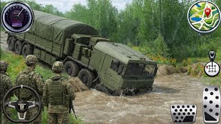 Army Truck Driving Cargo Games - US Offroad Army Truck Driving 3D 2025 - Andriod Gameplay screenshot 4