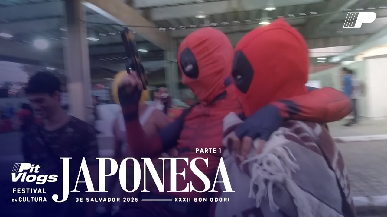 AS AVENTURAS DE PITA PARKER E DEADPUTO - PitVlogs no Bon Odori Salvador 2025 (Parte 1)