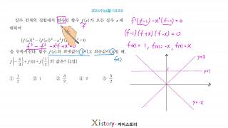 2022 College Scholastic Ability Test (CSAT) Math Question 12 (Hole)