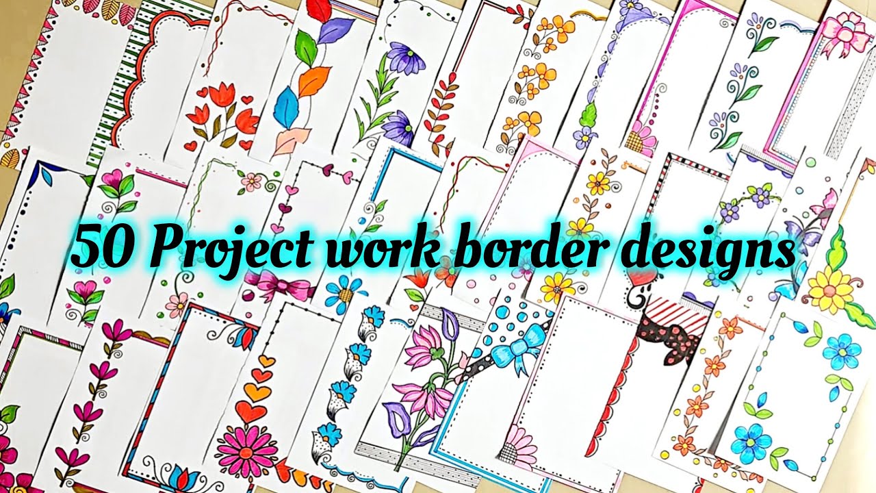 Border designs|Project work design|Project border design|Assignment ...