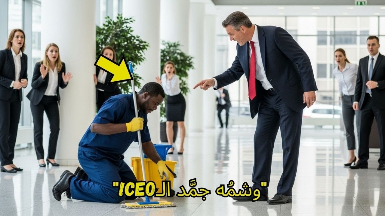 أهان “الCEO” عامل نظافة أسود أمام الجميع… لحظة الوشم قلبت الإمبراطورية رأسًا على عقب!