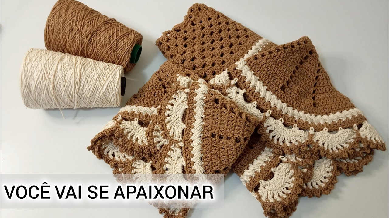 😱 ESSA COMBINAÇÃO VAI TE DEIXAR APAIXONADA// JOGO DE BANHEIRO ALINE #crochet #croche #vlog