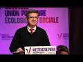 Meeting de la Nouvelle Union Populaire Écologique et Sociale à Paris - #NupesParis