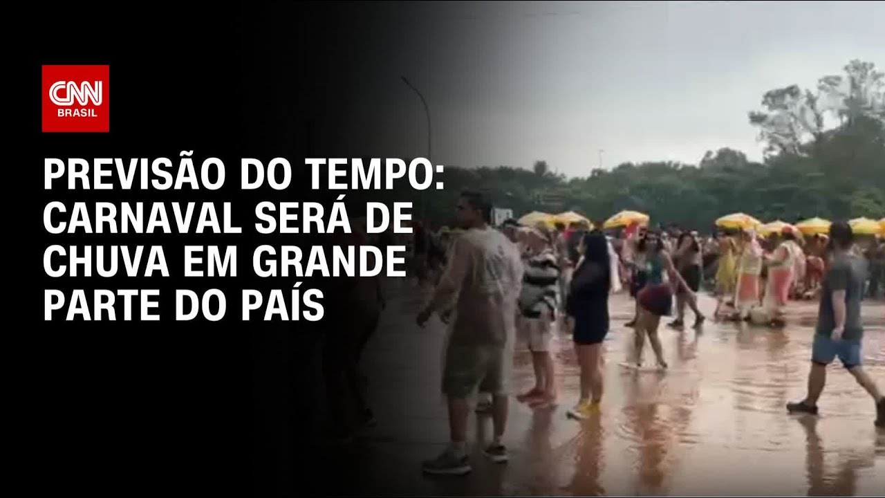 Previsão do tempo: Veja como fica o tempo durante o Carnaval | CNN NOVO DIA