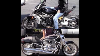 2 Clicks Out: XDiavel vs V-Rod
