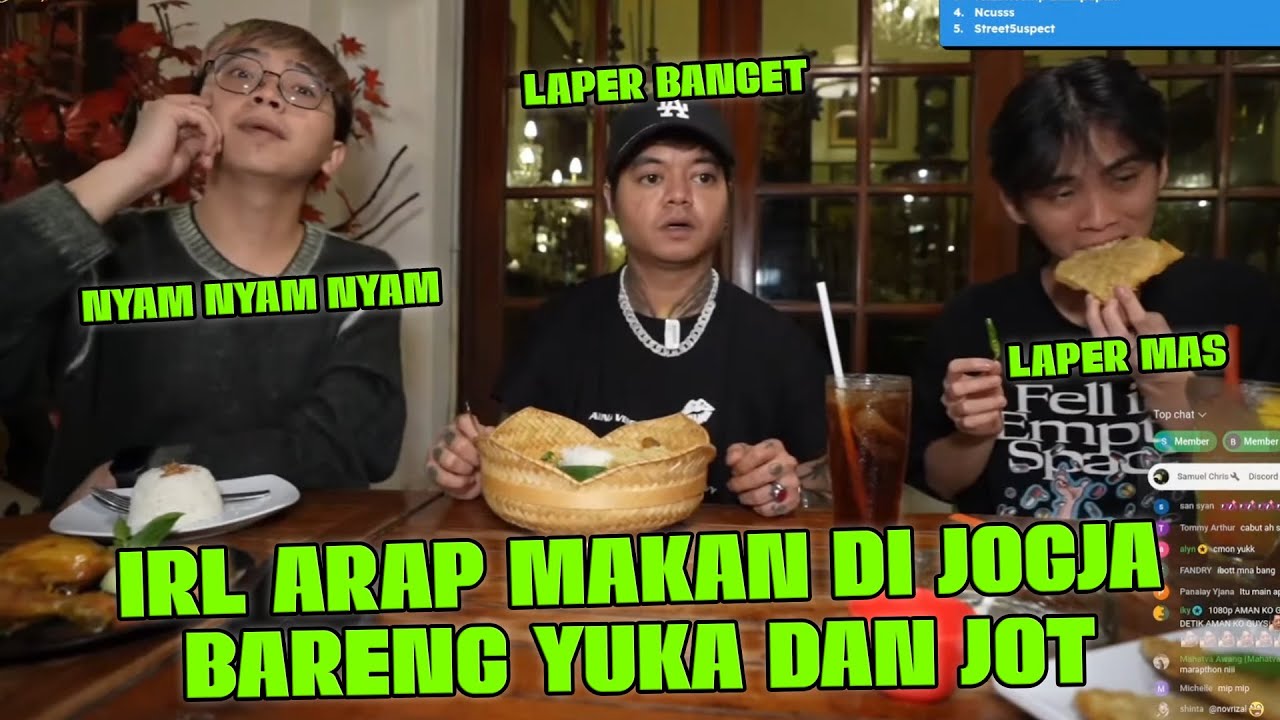 IRL MAKAN DI JOGJA ! ARAP KAGET HARGA NASI KUCING SERIBU DOANG & ENEK DENGER SUSU !! 