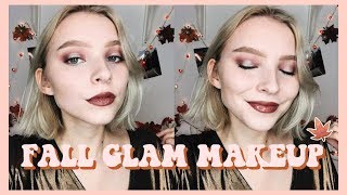 FALL GLAM MAKEUP TUTORIAL 2017 / Rebecca Ellie