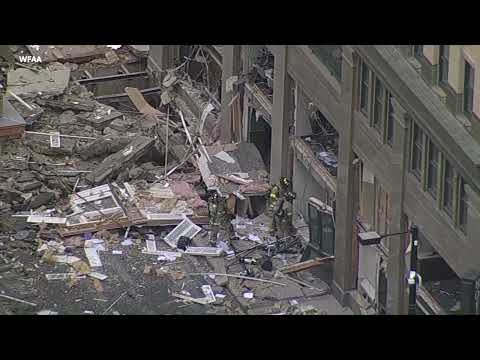 Explosion at downtown Fort Worth hotel injures at least 21, sends debris flying into street