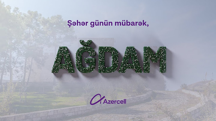 Günün mübarək, Ağdam