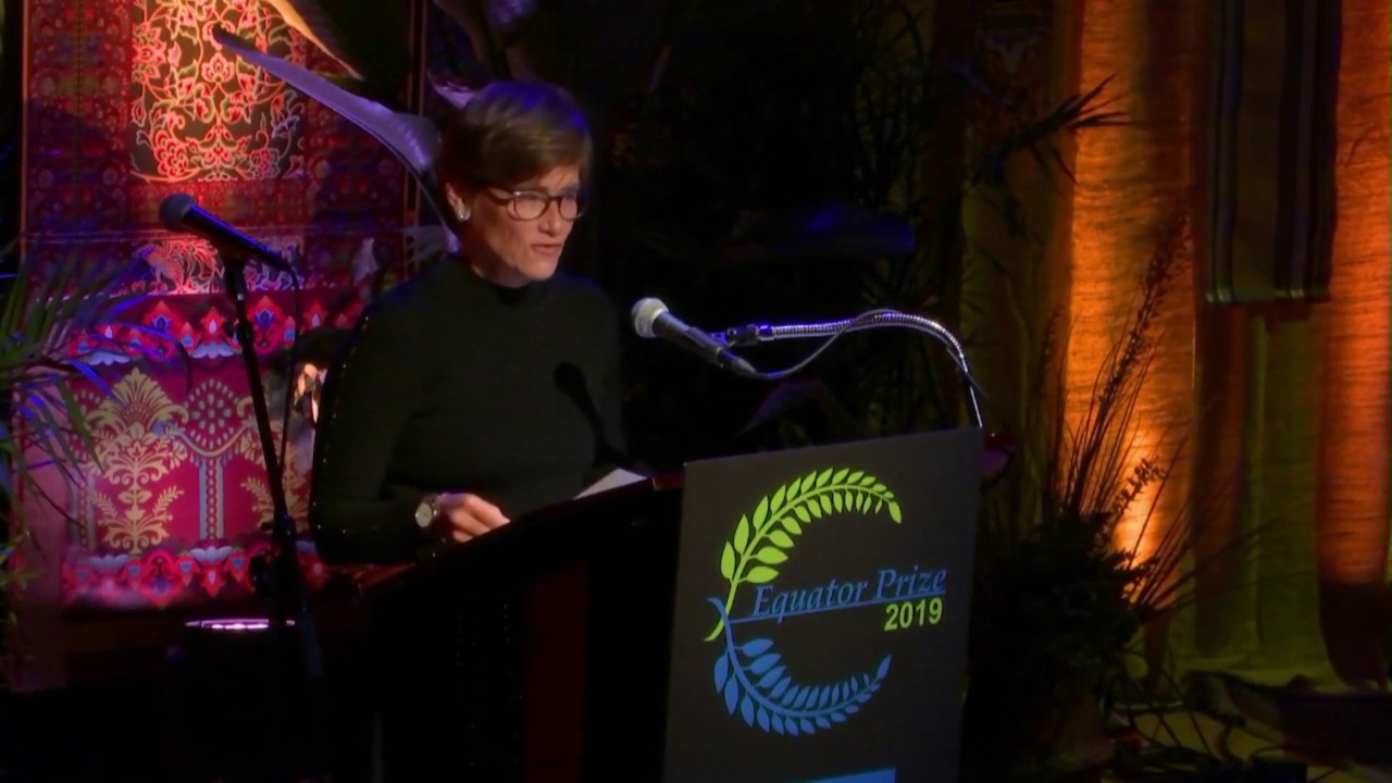 Equator Prize 2019 Nancy Mahon, The Estée Lauder Companies YouTube
