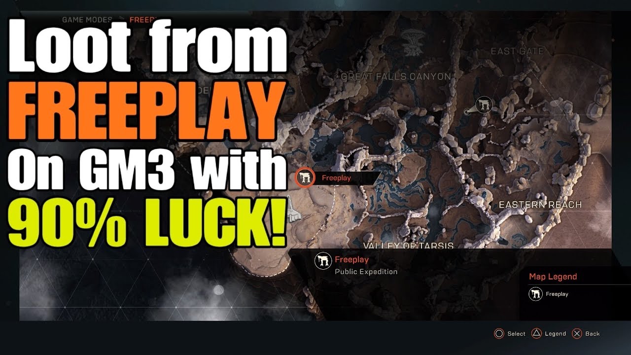 Anthem - Loot from Freeplay on GM3 with 90% LUCK! (Patch 1.0.4)