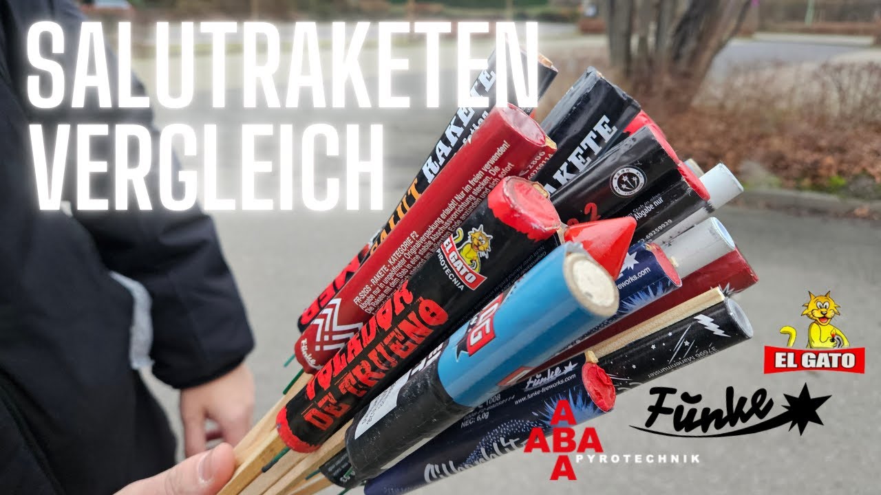 XXL SALUTRAKETEN VERGLEICH AM SILVESTERTAG | FUNKE VS. EL GATO | ACHTUNG ES WIRD LAUT!!! ⚠️💥💥